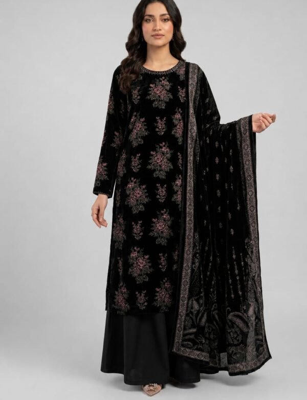Bareeze Embroidered Lawn Collection – 3 Piece Unstitched Suit